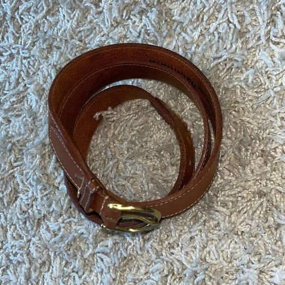 Vintage Pickwick Genuine English Saddle Hide Belt solid Brass Buckle 40 main image 9